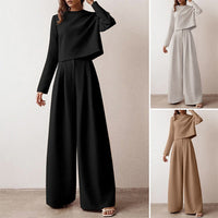 Trendy Two-Piece Palazzo Set - Amara-Black-S-State of Style
