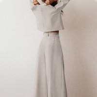 Trendy Two-Piece Palazzo Set - Amara-Black-S-State of Style