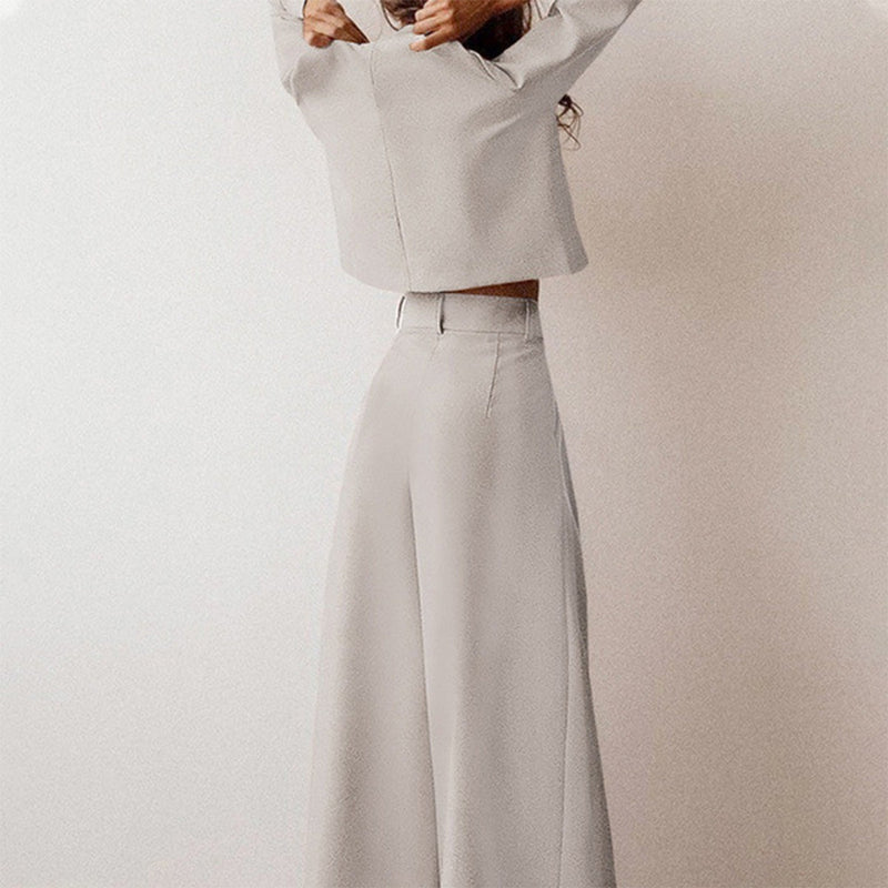 Trendy Two-Piece Palazzo Set - Amara-Black-S-State of Style