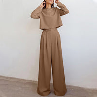 Trendy Two-Piece Palazzo Set - Amara-Black-S-State of Style