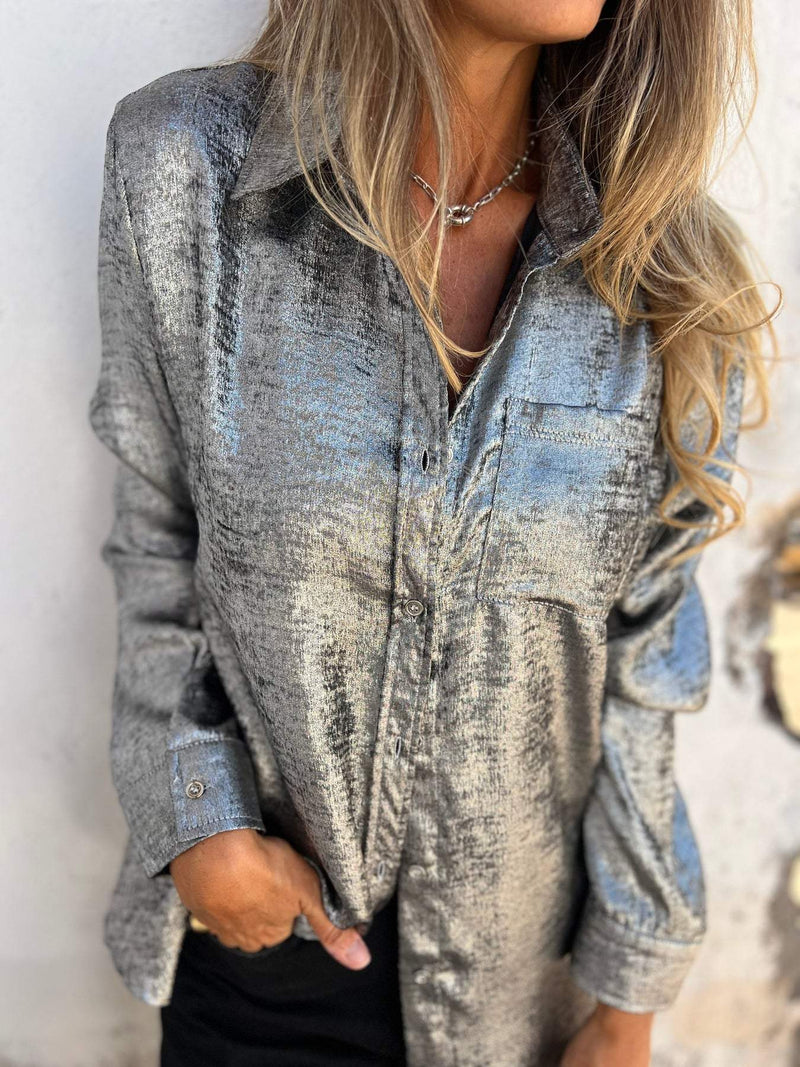 Trendy Women's Blouse – Evelyn-Light Blue-S-State of Style