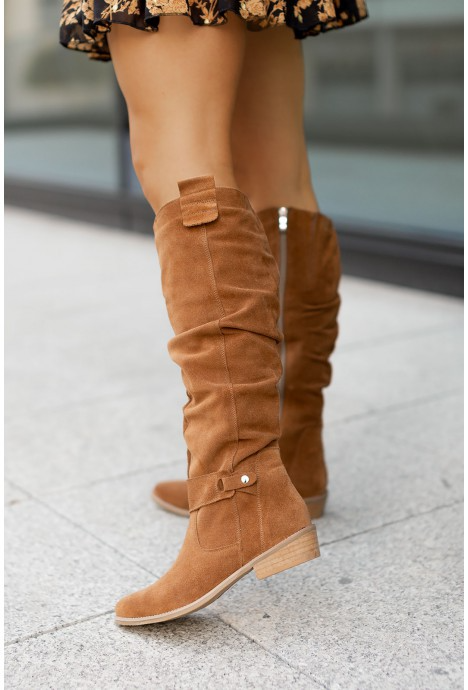 Trendy Women's Boots - Bella-Beige-35-State of Style