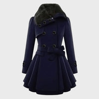 Trendy Women's Coat - BellaVogue-Blue-S-State of Style