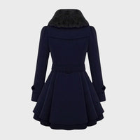 Trendy Women's Coat - BellaVogue-Khaki-S-State of Style