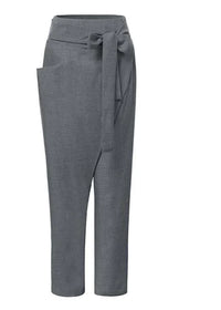 Trendy women's harem trousers with a high waist – Romy-Gray-S-State of Style