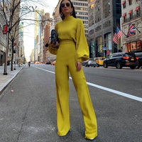 Trendy Women’s Jumpsuit – Evelyn-Yellow-S-State of Style