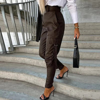 Trendy Women's Leather Pants - Sophie-Black-S-State of Style