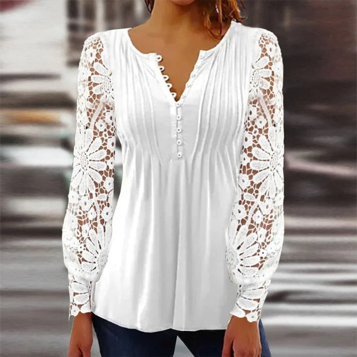 Trendy Women's Long Sleeve in Solid Colour - AutumnGrace-S-State of Style