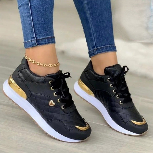 Trendy Women's Sneakers – Isla-Black-4.5-State of Style