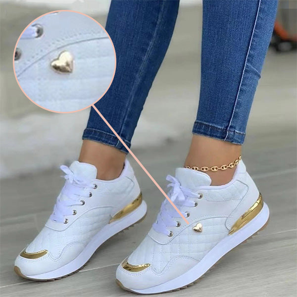 Trendy Women's Sneakers – Isla-White-4.5-State of Style