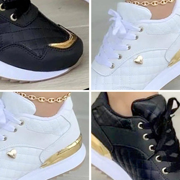 Trendy Women's Sneakers – Isla-White-4.5-State of Style