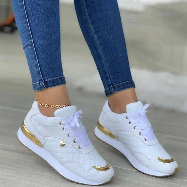 Trendy Women's Sneakers – Isla-White-4.5-State of Style