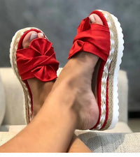 Trendy women's summer shoes with correction function and comfort sole – Selina-Red-3-State of Style