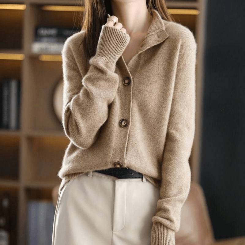 Trendy Women's Sweater - Livia-Khaki-XS-State of Style