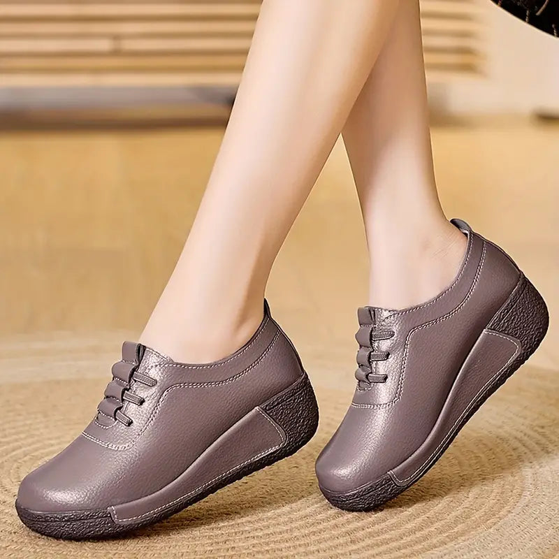 Trendy Women's Tennis Shoes – Marisela-Beige-4.5-State of Style