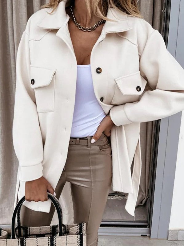 Trendy Women's Windbreaker - Elara-White-S-State of Style