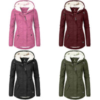 Trendy Women's Winter Coat - Evelina-Green-S-State of Style