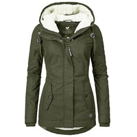 Trendy Women's Winter Coat - Evelina-Green-S-State of Style