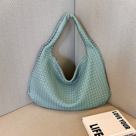 Trendy Woven Shoulder Bag - Ruby-Turquoise-State of Style