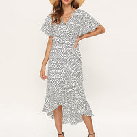 Trendy Wrap Dress - Seraphina-Black-S-State of Style