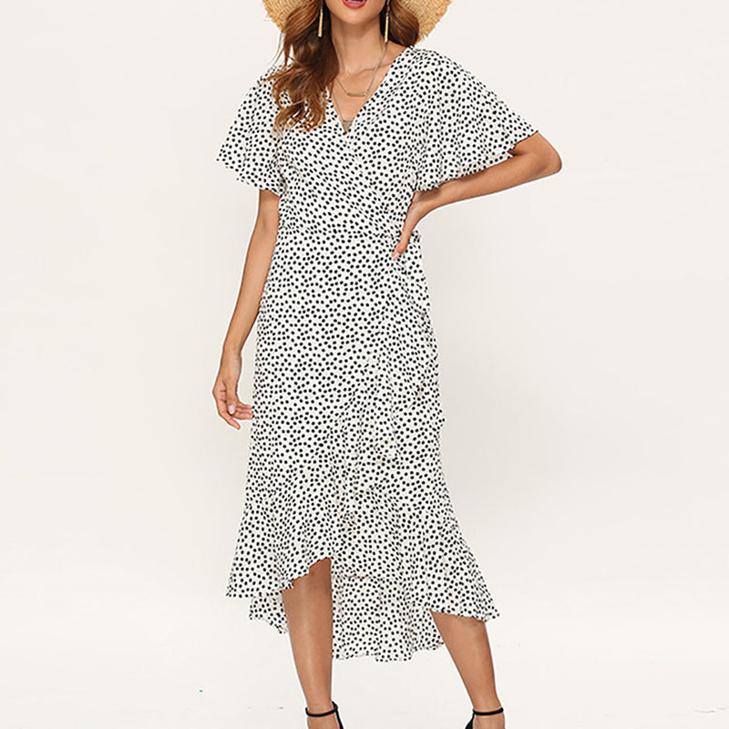 Trendy Wrap Dress - Seraphina-Black-S-State of Style