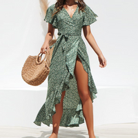 Trendy Wrap Dress - Seraphina-Black-S-State of Style
