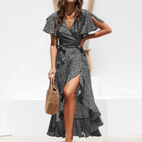 Trendy Wrap Dress - Seraphina-Black-S-State of Style