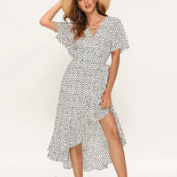 Trendy Wrap Dress - Seraphina-White-S-State of Style