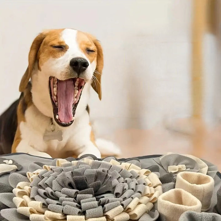 Turn Mealtime into a Sniffing Adventure – Buddy Snuffle Mat-Grey-White-State of Style