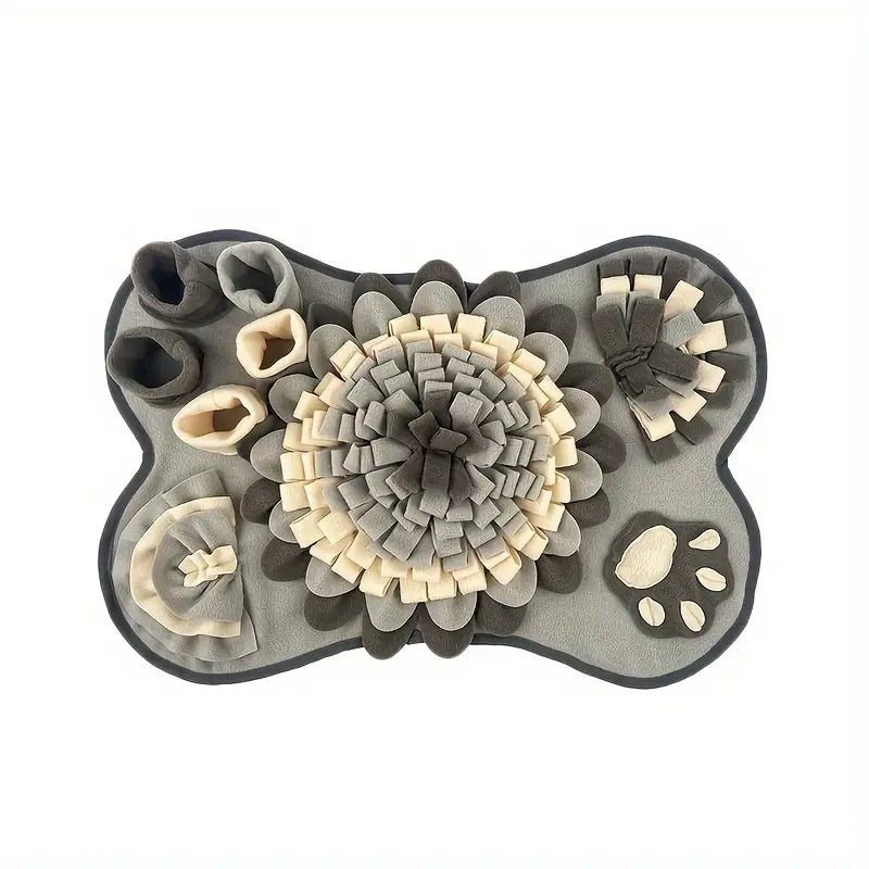 Turn Mealtime into a Sniffing Adventure – Buddy Snuffle Mat-Grey-White-State of Style