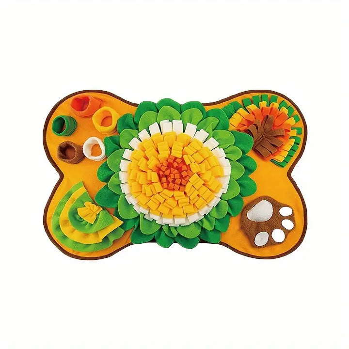Turn Mealtime into a Sniffing Adventure – Buddy Snuffle Mat-Yellow-Orange-State of Style