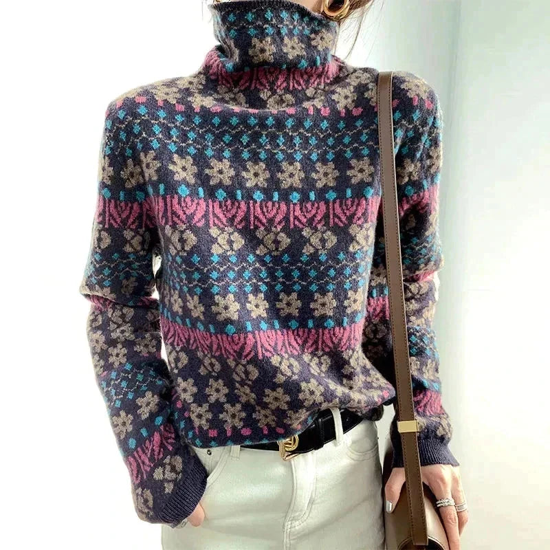 Turtleneck for a stylish winter look - Glory-Purple (nearly sold out)-One Size Fits All-State of Style