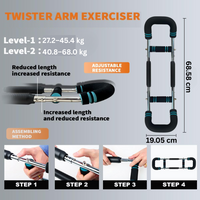 Twister Arm Exerciser - Adjustable Spring Workout Bar-State of Style