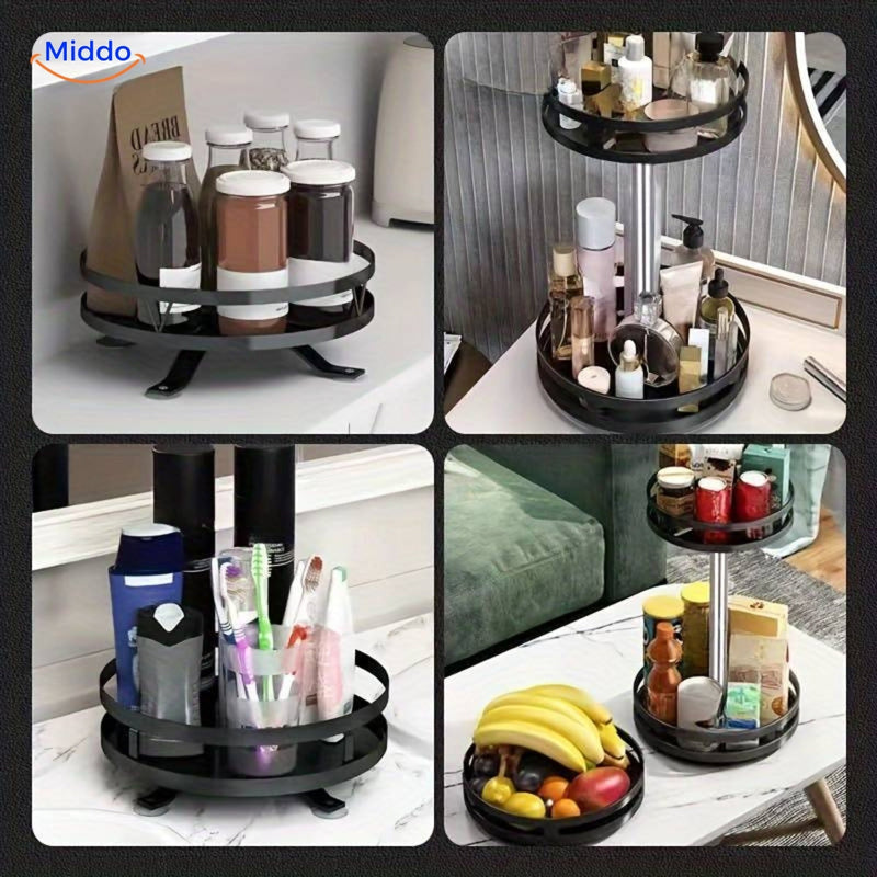 TwistRack 360° - Rotating Storage Rack-1 Tier-Round-State of Style