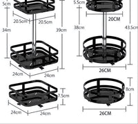 TwistRack 360° - Rotating Storage Rack-1 Tier-Round-State of Style