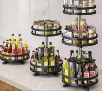 TwistRack 360° - Rotating Storage Rack-1 Tier-Round-State of Style