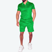 Two-piece men's outfit set for summer and leisure – Rafael-Green-M-State of Style