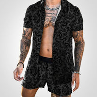 Two-piece men's set with print – Ruben-B-S-State of Style