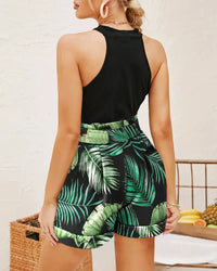 Two-Piece Summer Set for Women – Florina-Green-S-State of Style