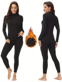 Two-Piece Thermal Set for the Cold Winter Months - Serena-Black-XS-State of Style