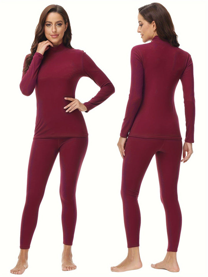 Two-Piece Thermal Set for the Cold Winter Months - Serena-Black-XS-State of Style