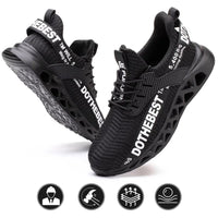 Ultra-Light Breathable Safety Shoes - ProGuard-Black-6-State of Style