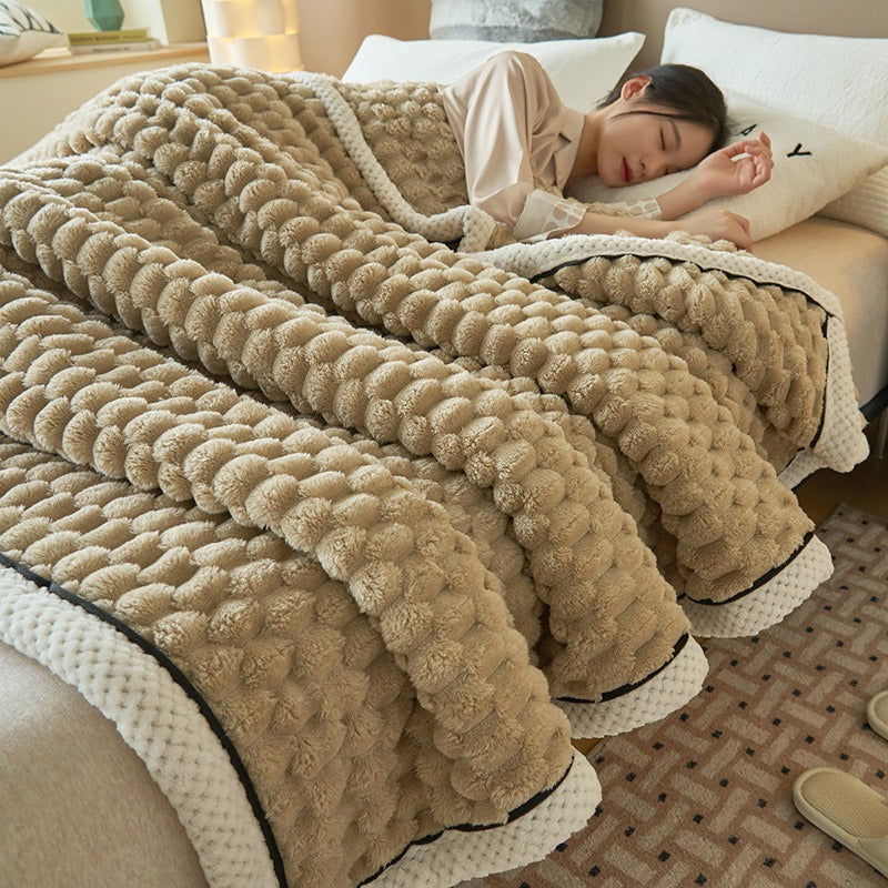 Ultra-Soft Comfy Blanket - Eloise-Beige-Small (122 x 198 cm)-State of Style