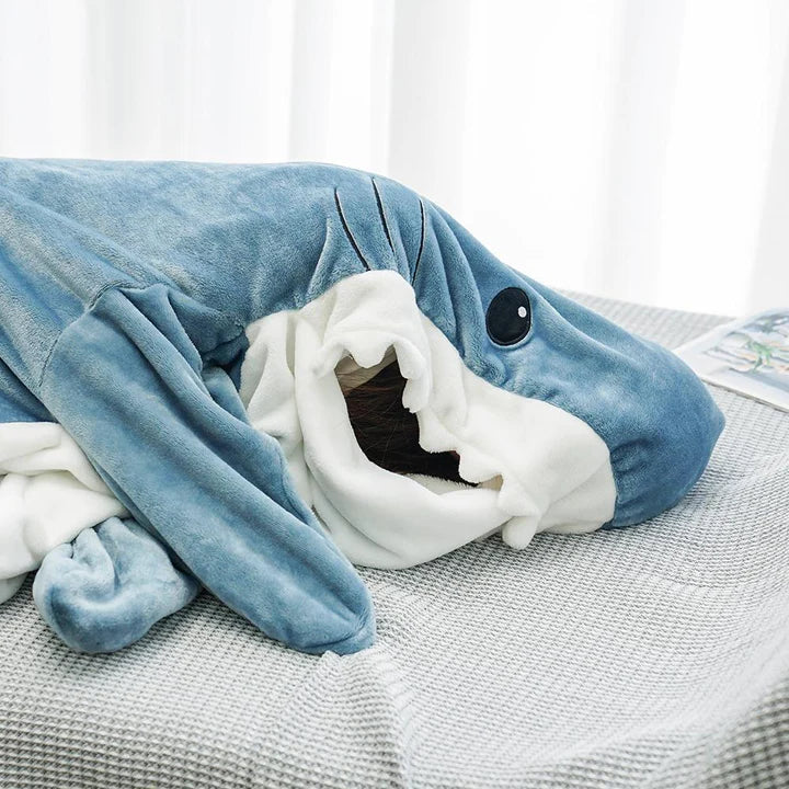 Ultra-Soft Shark Onesie for All Ages - ChompChill-M-State of Style