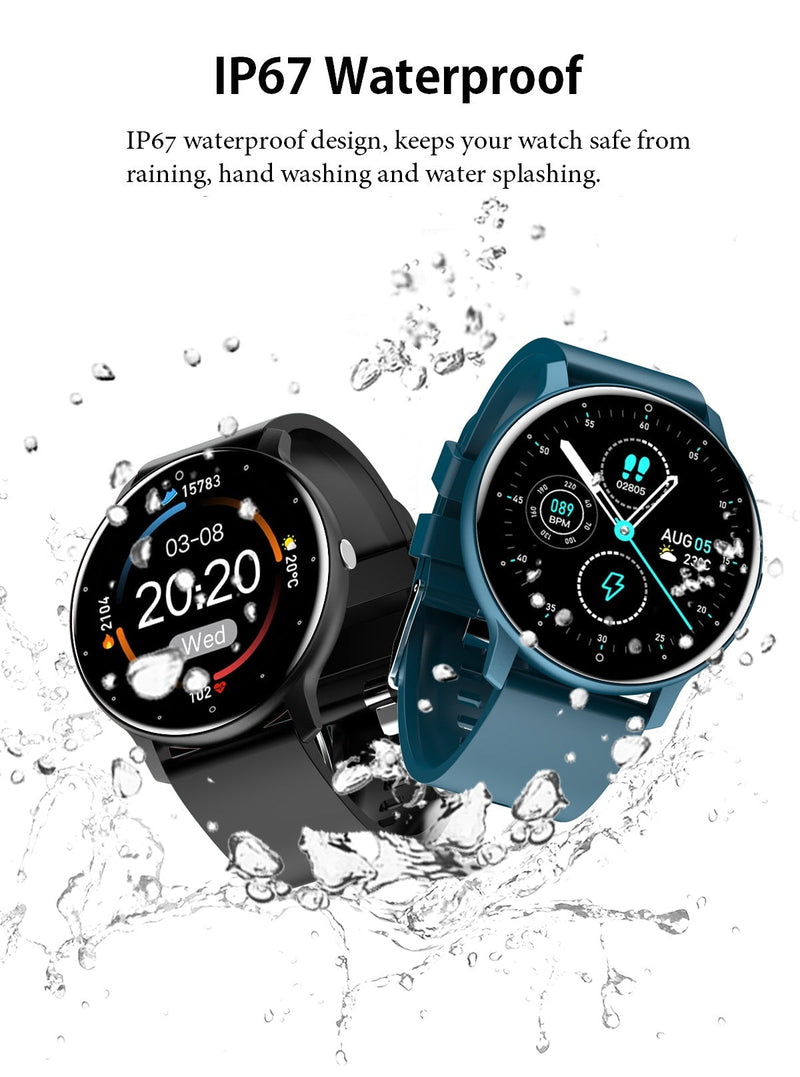 Ultra-Thin Smartwatch – SlimLine Fit-Blue-State of Style