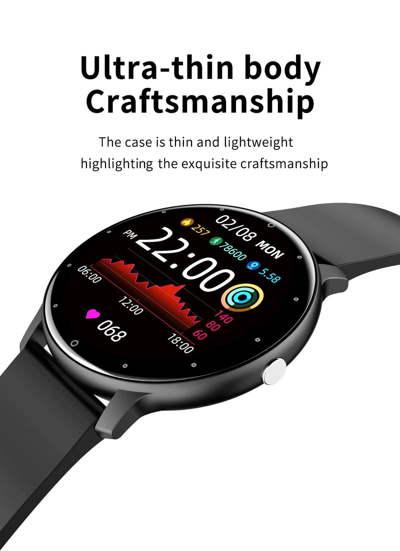 Ultra-Thin Smartwatch – SlimLine Fit-Blue-State of Style