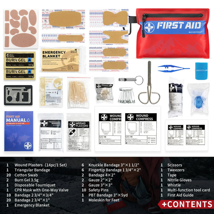 Ultralight and Waterproof First Aid Kit – TrailGuard-State of Style
