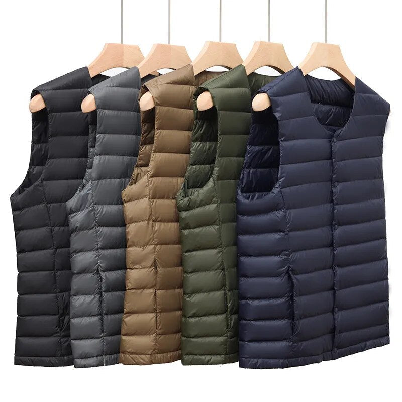 Ultralight down vest for men – Laurent-Black-S-State of Style