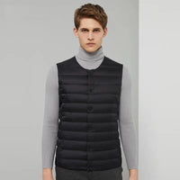 Ultralight down vest for men – Laurent-Black-S-State of Style