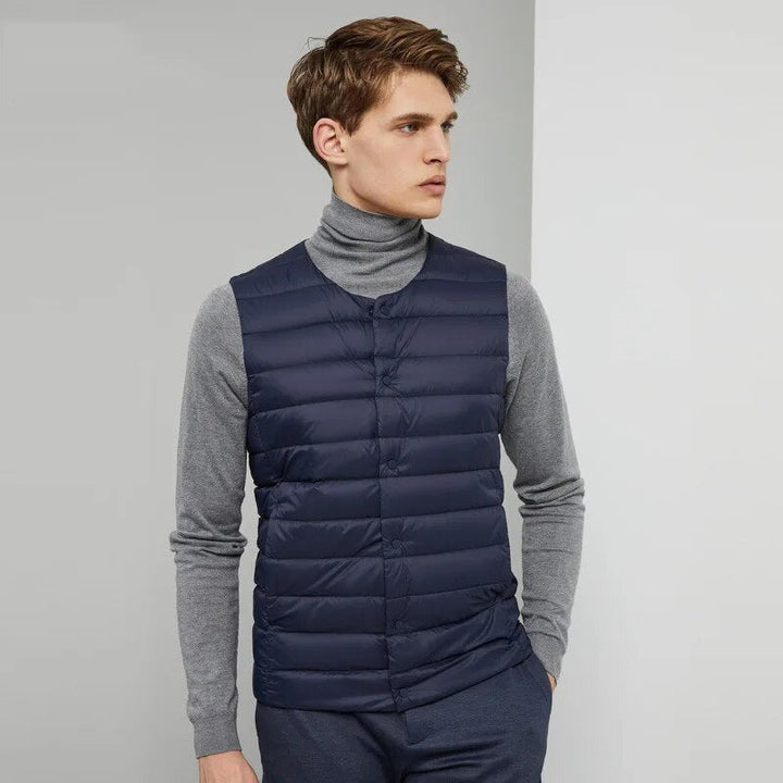 Ultralight down vest for men – Laurent-Black-S-State of Style